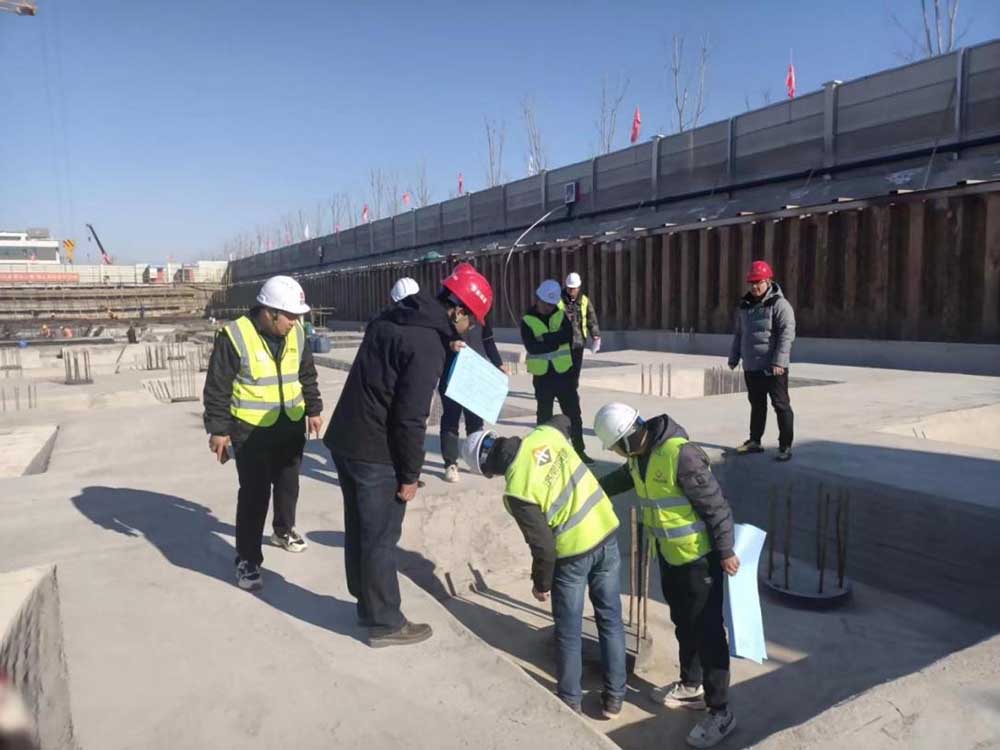 城建建筑公司机场项目部桩基验收工作全部完成