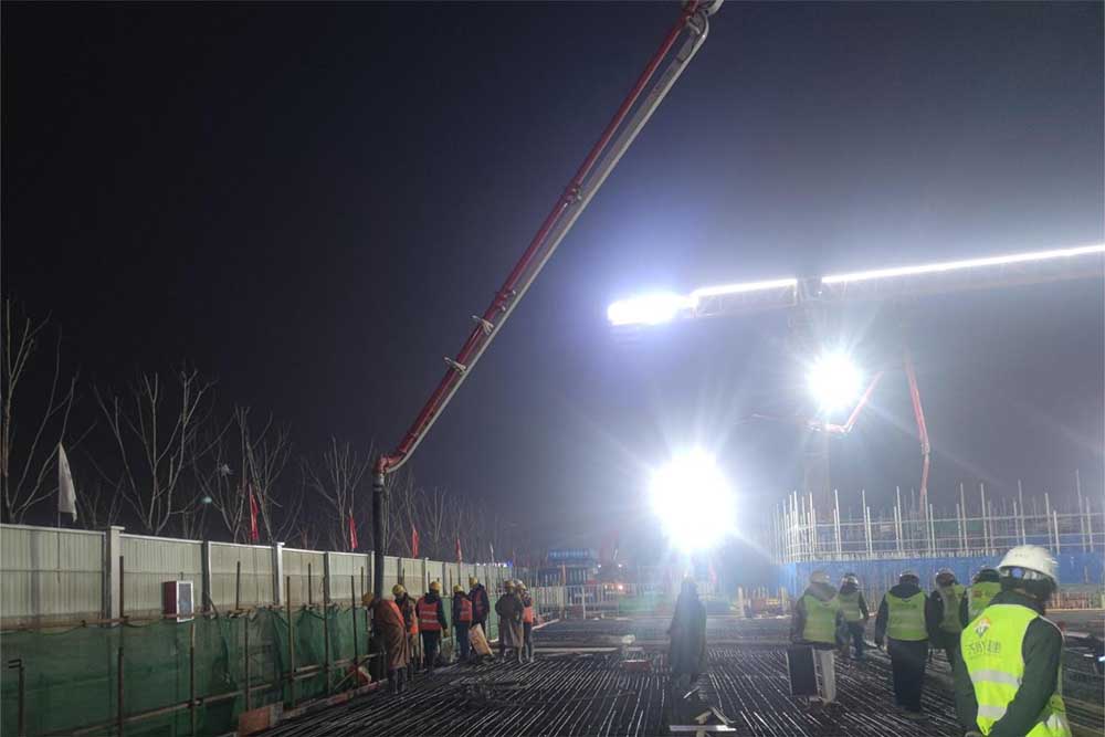 全面冲出正负零！  城建建筑公司机场项目部率先完成  全部单体地下室封顶