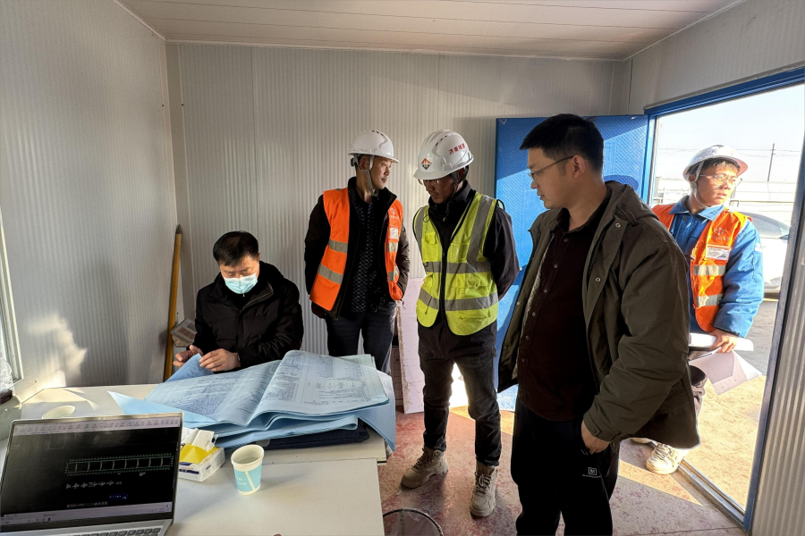 城建建筑公司山东城泰房桥产业园项目车间一顺利通过主体验收