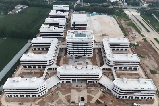 竣工倒计时 收尾迎新生 城建建筑公司聊城银河职业学校项目冲刺交付