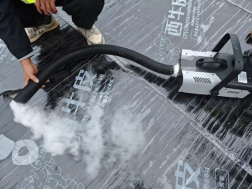 城建建筑公司微山居民避险搬迁项目应用烟雾机为防水施工质量戴上“智慧天眼”