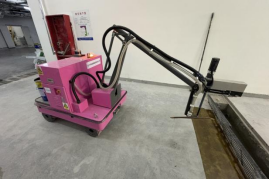 智赋地坪 精筑不凡 城建建筑公司遥墙机场项目地坪漆施工应用 地坪涂敷机器人