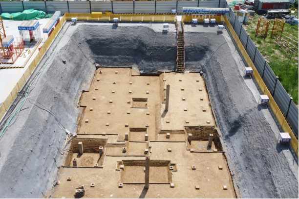 智控基坑 精筑根基 城建建筑公司黄河大道管理中心项目应用炎测挖机导航 赋能清槽质量升级